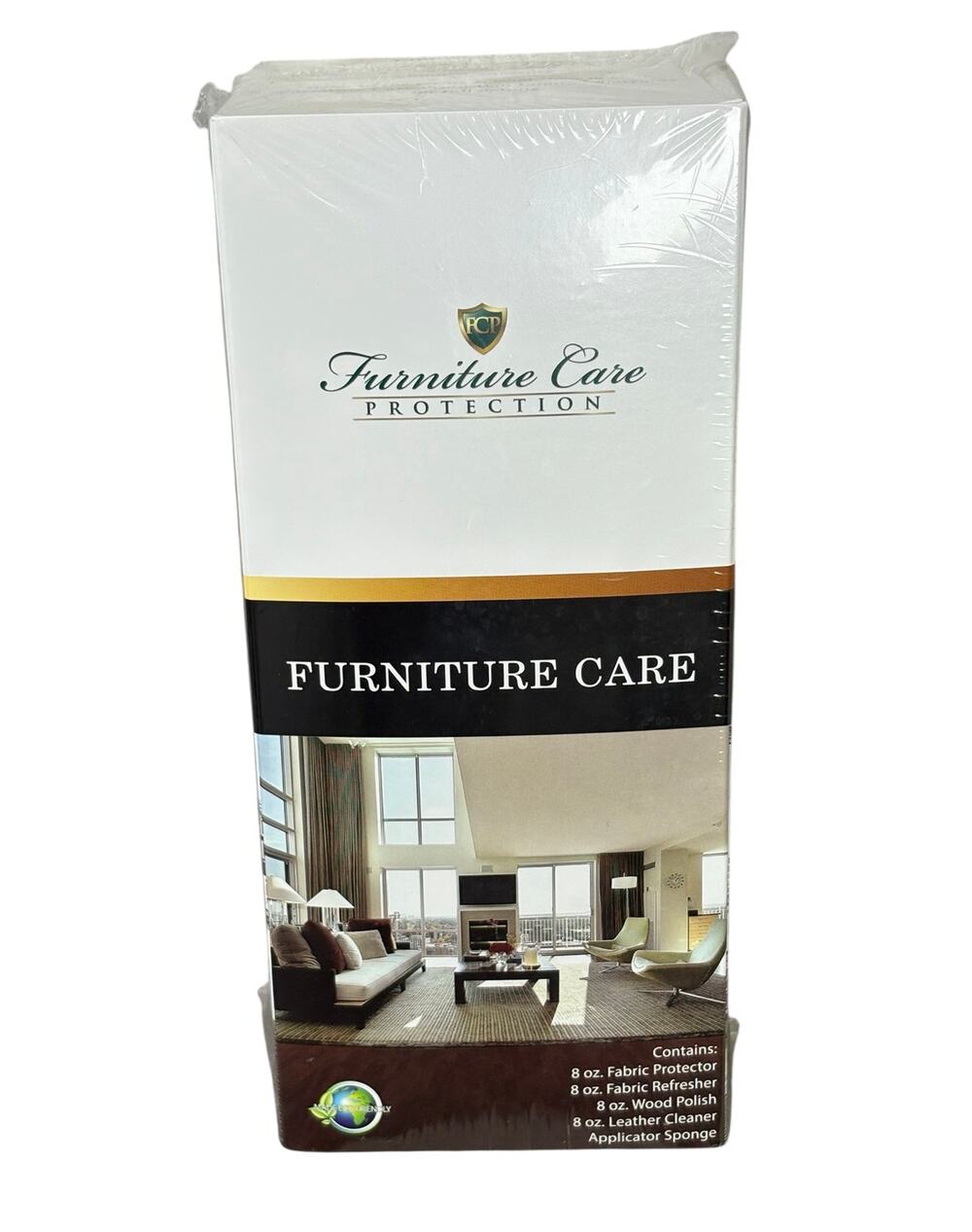 NEW Furniture Care Protection Kit Sealed In Box Leather Wood Fabric 5 Piece Set